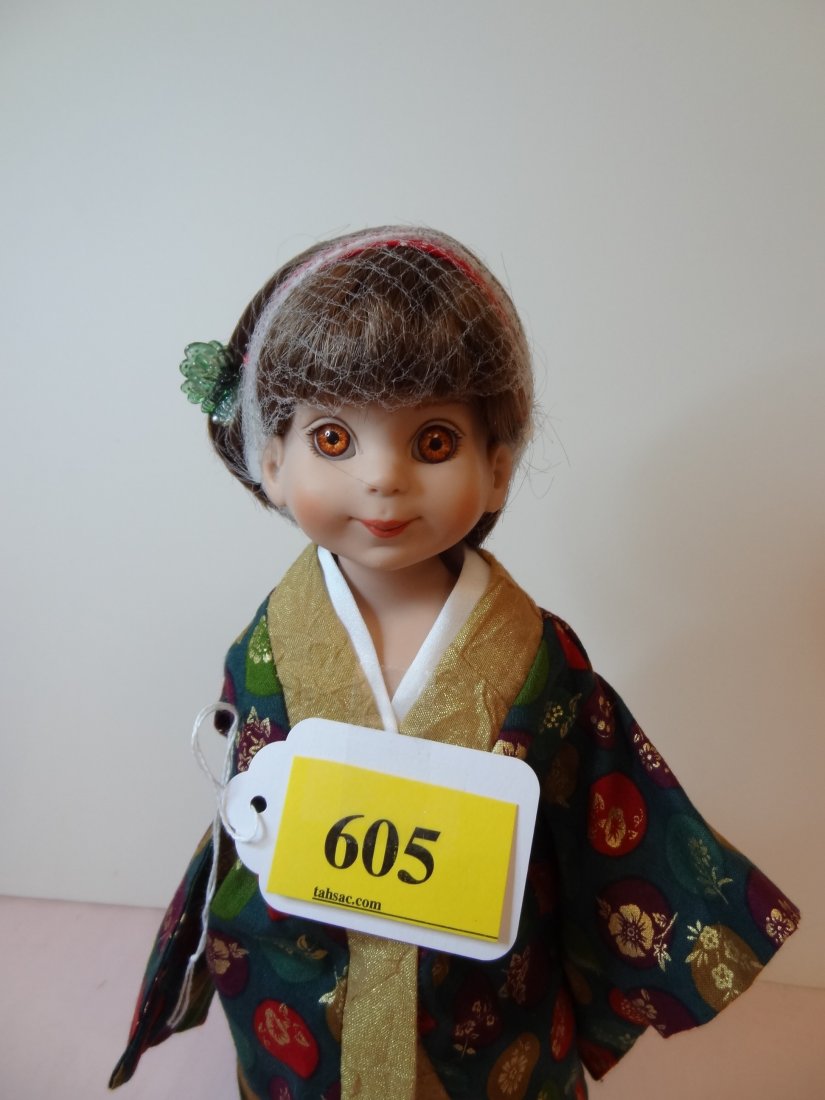 13'' BETSY MCCALL HARD PLASTIC DOLL, MOVABLE LIMBS: 13'' BETSY MCCALL HARD PLASTIC DOLL, MOVABLE LIMBS, BROWN HAIR, BROWN GLASS EYES, NOT ORIGINAL CLOTHES, VERY CUTE AND LOVABLE