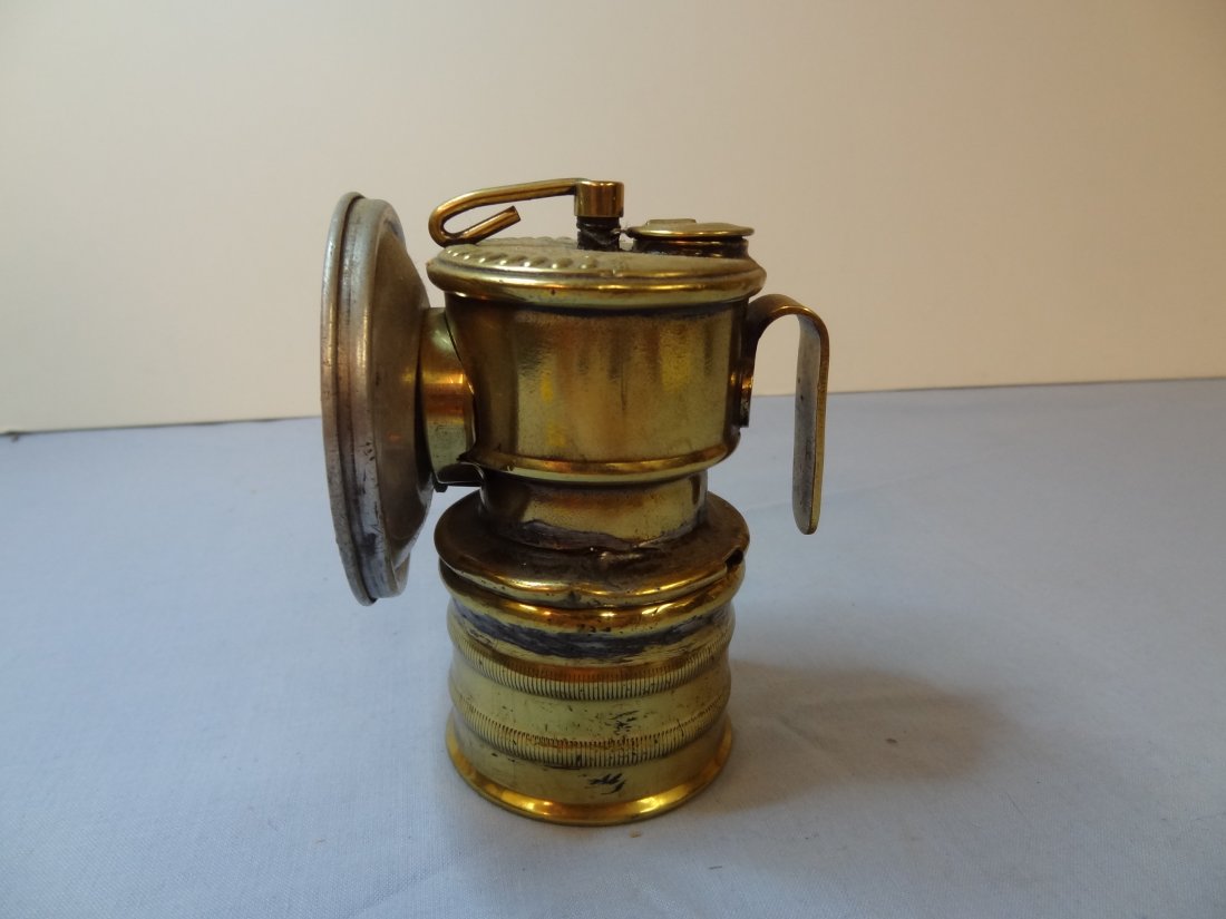 CARBIDE LAMP - BRITISH MADE ''PREMIER''. PREMIER LAMP &