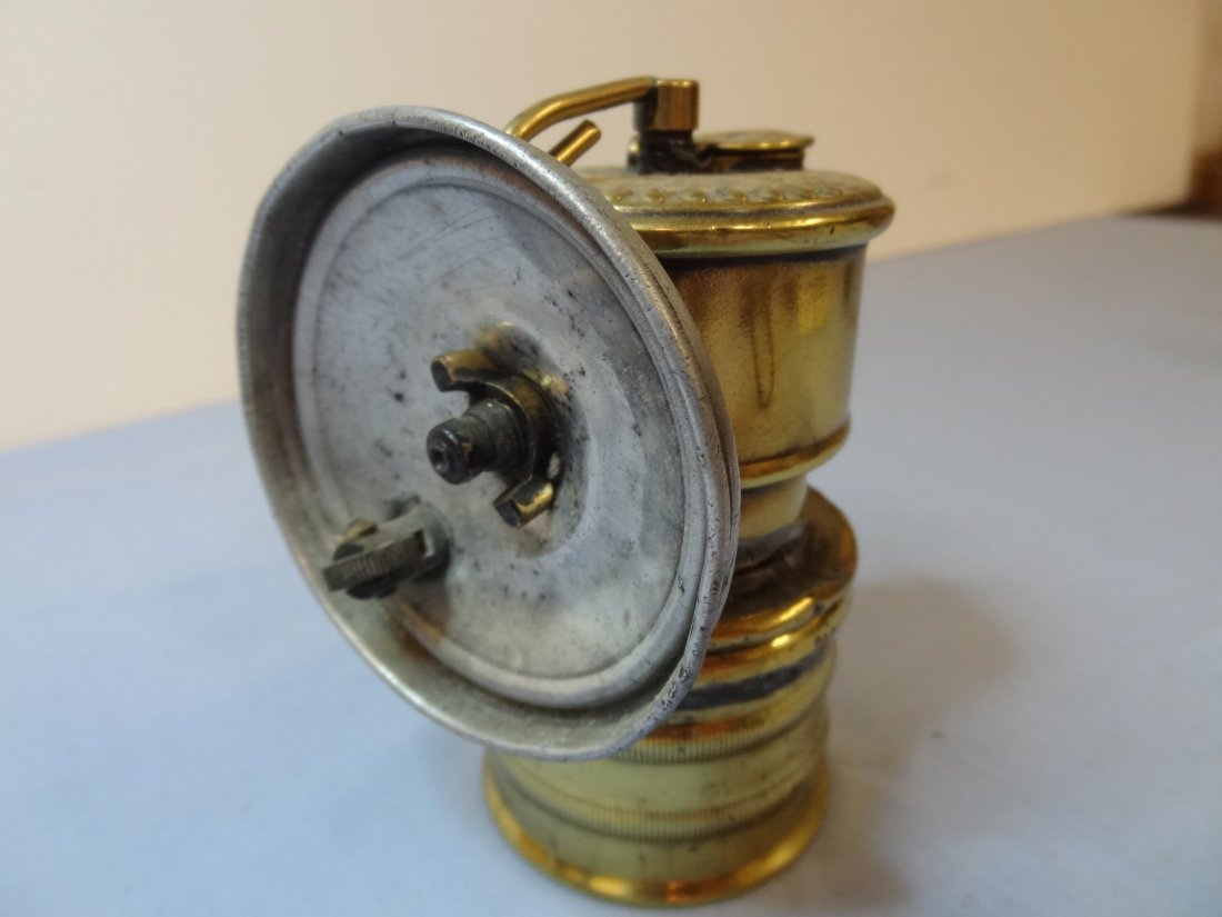CARBIDE LAMP - BRITISH MADE ''PREMIER''. PREMIER LAMP & - 3