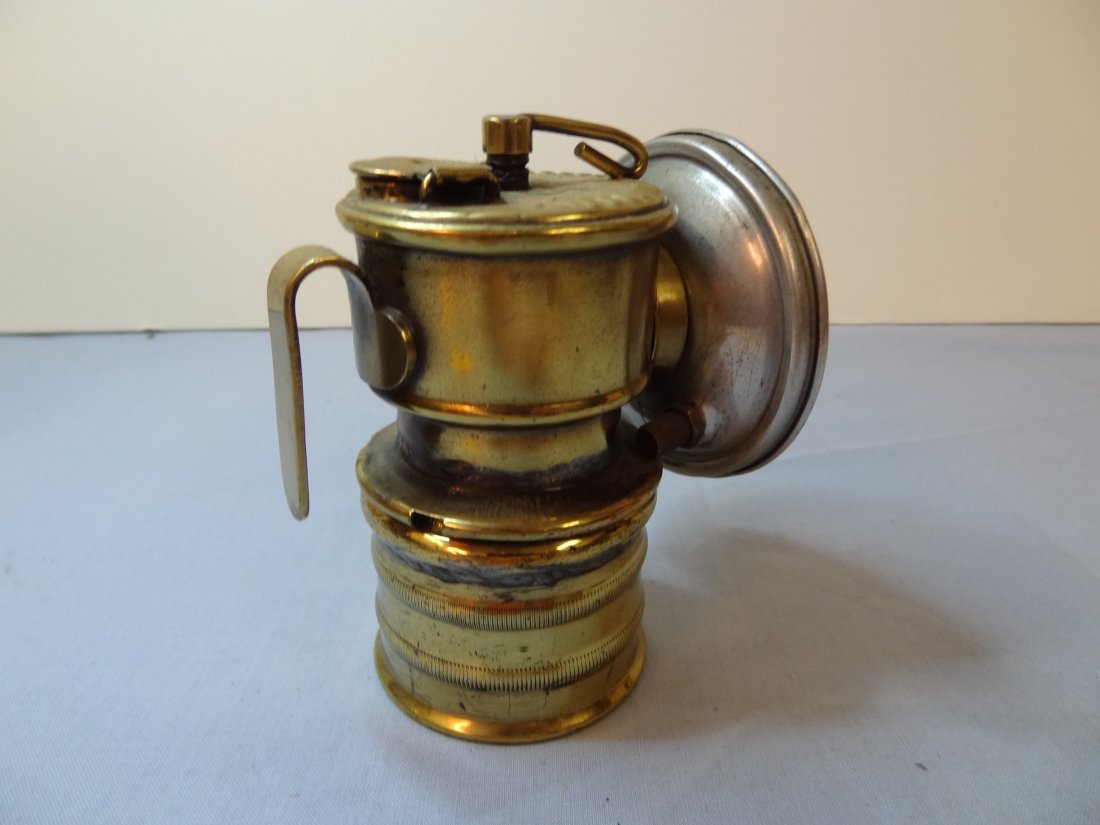 CARBIDE LAMP - BRITISH MADE ''PREMIER''. PREMIER LAMP & - 4