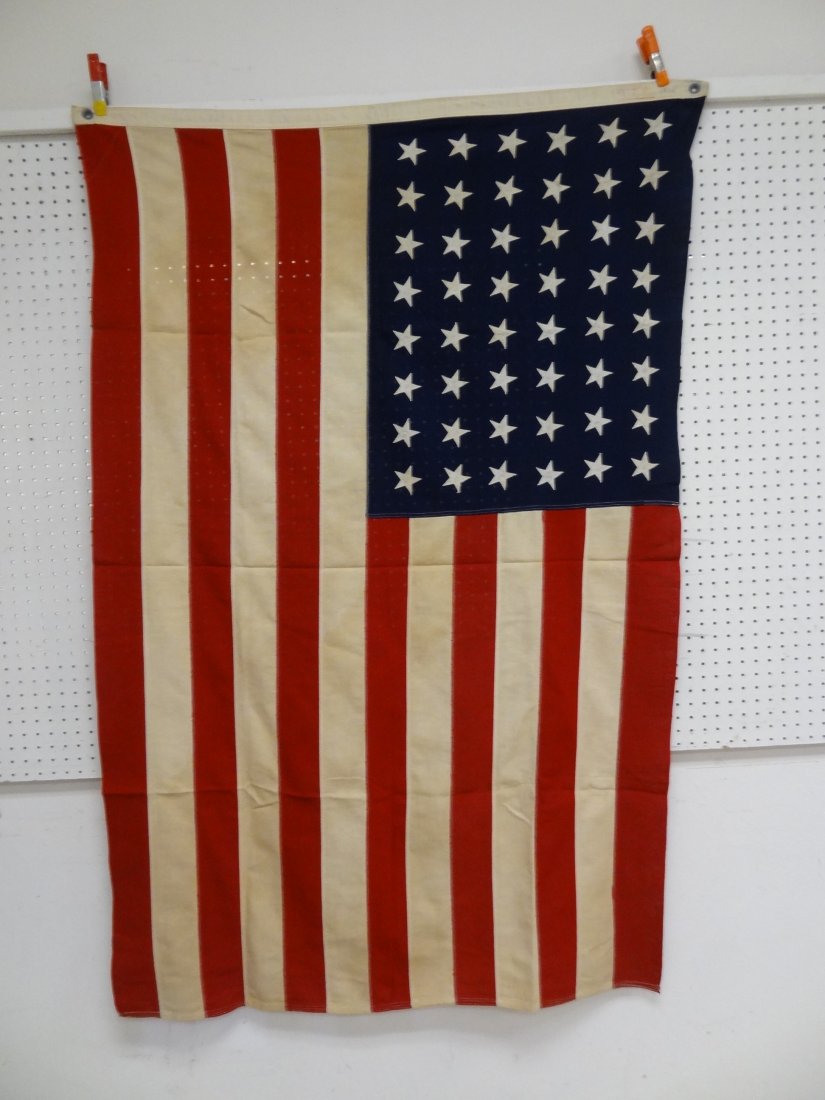 48 STAR VINTAGE USA AMERICAN FLAG 4' X 6': VINTAGE USA AMERICAN 48 STAR FLAG 4' X 6'