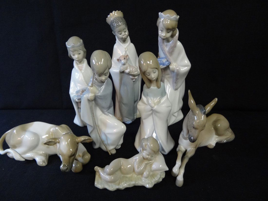 lladro miniature nativity