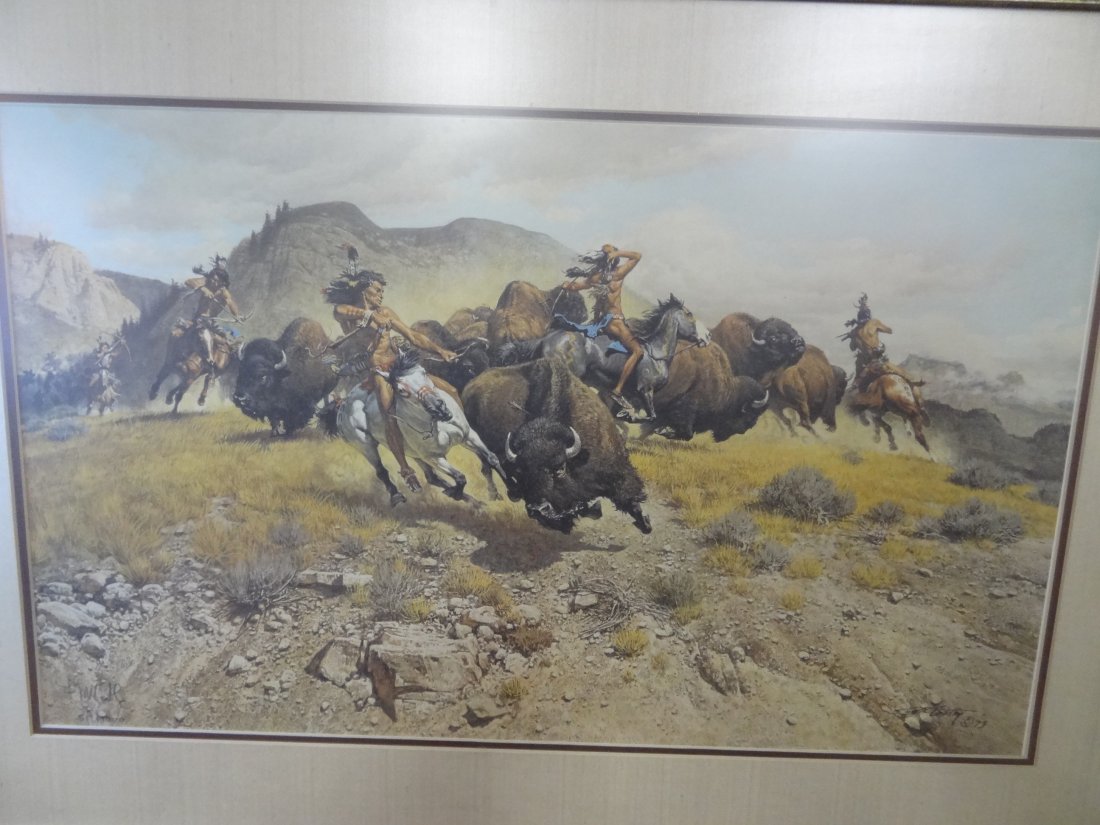 FRANK MCCARTHY UNKNOWN TITLE, FRAMED PRINT 517/1000, AR: FRANK MCCARTHY UNKNOWN TITLE, FRAMED PRINT 517/1000, ART SIZE 27'' X 16 1/2'', FRAMED 37'' X 26''. TAHSAC IS NOT EQUIPPED TO SHIP THIS ITEM. PLEASE CALL FOR LOCAL SHIPPING COMPANY'S CONTACT INFORMATIO