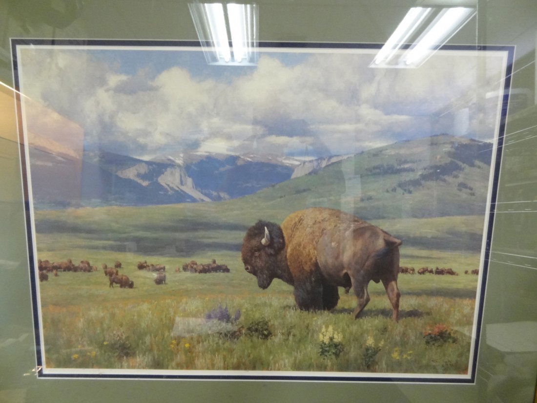 TUCKER SMITH ''RETURN OF SMITH'' FRAMED PRINT 859/1000,: TUCKER SMITH ''RETURN OF SMITH'' FRAMED PRINT 859/1000, CIRCA 1990, ART SIZE 30'' X 32'', FRAMED 33 1/2'' X 35 1/2'', ARTIST SIGNED. TAHSAC IS NOT EQUIPPED TO SHIP THIS ITEM. PLEASE CALL FOR LOCAL SHI