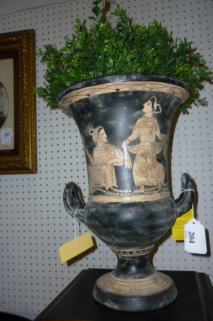 ATHENA VASE: GRECIAN STYLE 17'' TALL: ATHENA VASE: GRECIAN STYLE 17'' TALL