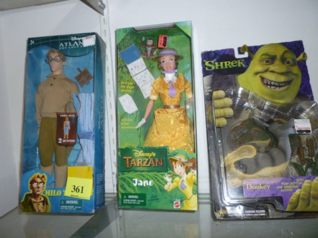 3 DOLLS: JANE, MILO, AND DONKEY: 3 DOLLS: JANE, MILO, AND DONKEY