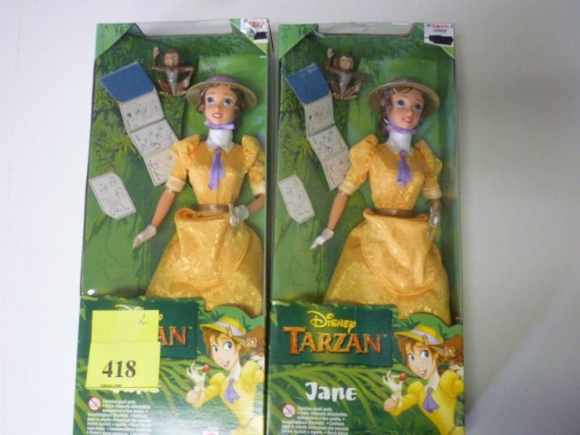 DISNEY TARZAN JANE DOLLS: NEW IN BOX: DISNEY TARZAN JANE DOLLS: NEW IN BOX