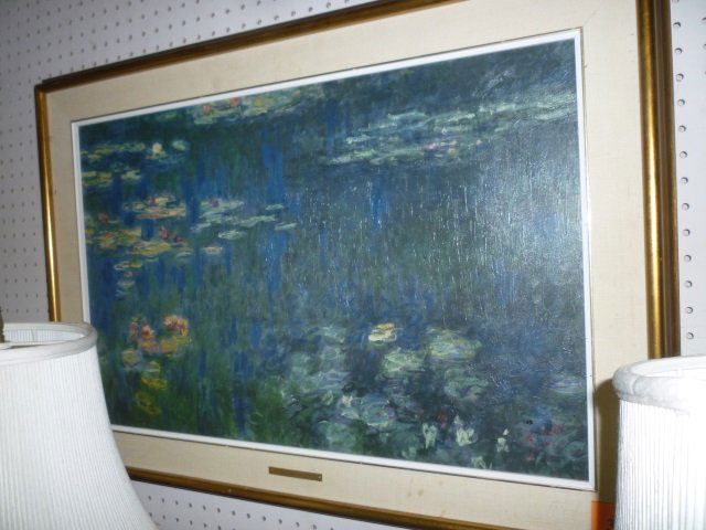 FRAMED REPRODUCTION OF CLAUDE MONET ART