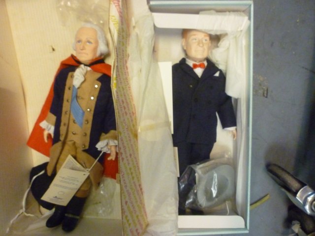 2 EFFANBEE PRESIDENT COLLECTION DOLL GEORGE WASHINGTON: GEORGE WASHINGTON AND HARRY TRUMAN