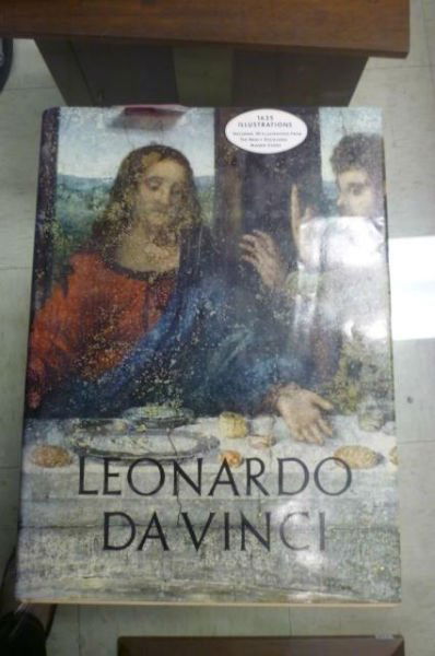 BOOK LEONARDO DA VINCE LARGE COFFEE TABLE BOOK: LARGE COFFEE TABLE BOOK "LEONARDO DA VINCI" 11" X 15"