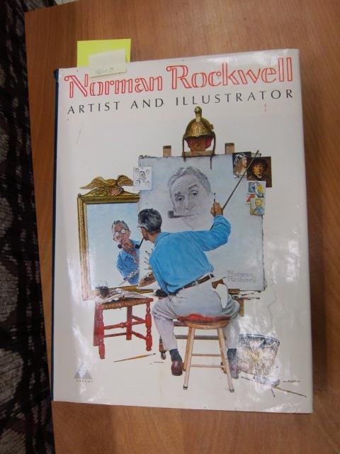 NORMAN ROCKWELL BOOK LARGE COFFEE TABLE BOOK ABOUT: LARGE COFFEE TABLE BOOK ABOUT NORMAN ROCKWELL ARTIST AND ILLUSTRATOR12" X 27"