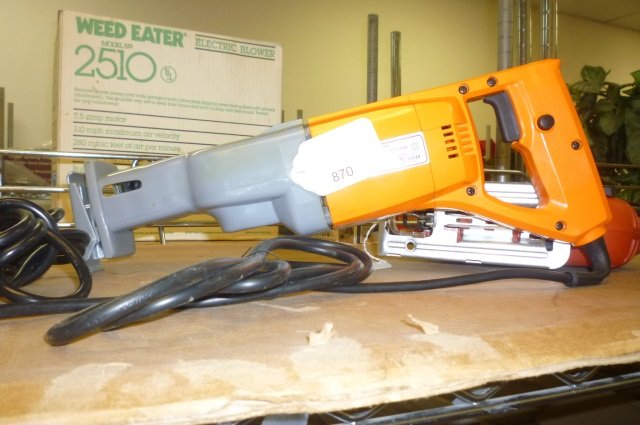 RECIPROCATING SAW RECIPROCATING SAW BY CHICAGO ELECTRIC: RECIPROCATING SAW BY CHICAGO ELECTRIC POWER TOOLS