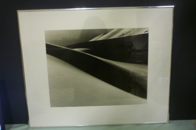 BLACK & WHITE PHOTO SIGNED LINDA BUTLER BLACK & WHITE: BLACK & WHITE PHOTO. CLEVELAND COSONS. SIGNED BY LINDA BUTLER IN LOWER RIGHT CORNER. IMAGE APPROX 18' X 14'. APPROX 27' X 22' IN FRAME.