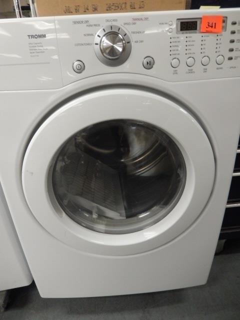 LG DRYER BY TROMM ULTRA CAPACITY, DURABLE DRYING,: ULTRA CAPACITY, DURABLE DRYING, STAINLESS STEEL DRUM, QUIET OPERATION