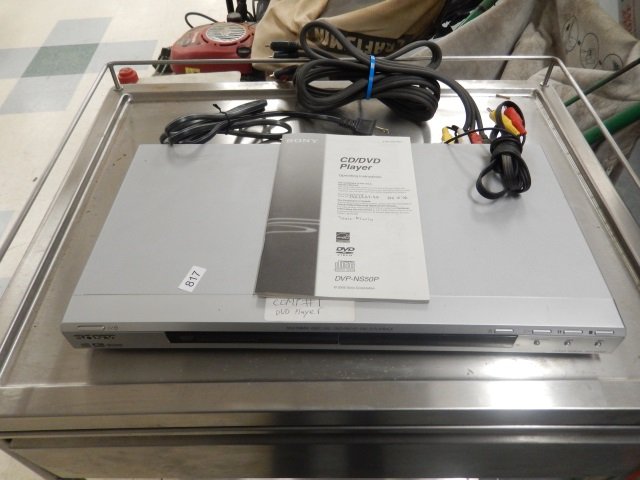 SONY CD/ DVD PLAYER COMES WITH INSTRUCTION MANUAL: COMES WITH INSTRUCTION MANUAL