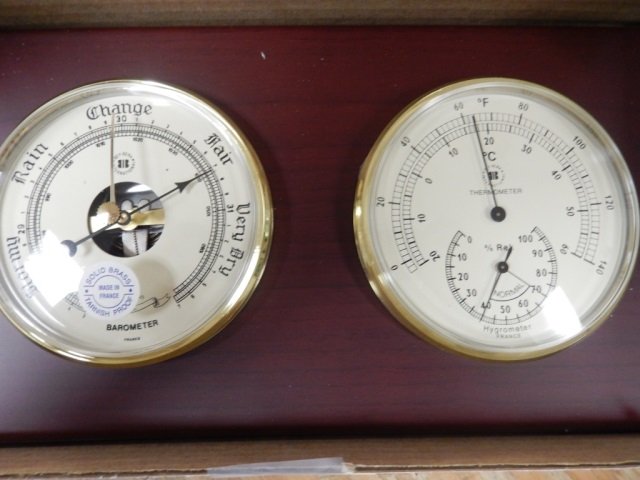 2 BRASS CLOCKS TARNISH PROOF. MADE IN GERMANY: TARNISH PROOF. MADE IN GERMANY