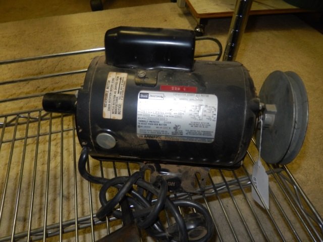 REVERSIBLE MOTOR FROM SEARS.: FROM SEARS.