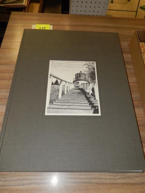 COFFEE TABLE BOOK "ELMER RISING" HARD BOUND. NICELY: HARD BOUND. NICELY ILLUSTRATED.