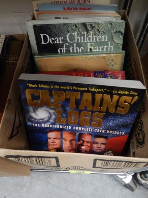 ASSORTED BOOKS INCLUDING "CAPTAINS' LOGS" THE: INCLUDING "CAPTAINS' LOGS" THE UNAUTHORIZED COMPLETE TREK VOYAGES"