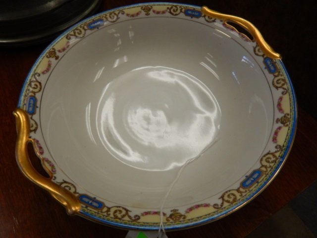 NORITAKE CHINA BOWL APPROX 9.5" ROUND MARKED ON BOTTOM: APPROX 9.5" ROUND MARKED ON BOTTOM "NORITAKE CHINA"