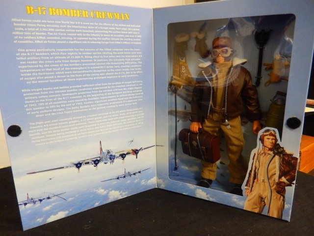 GI JOE B-17 BOMBER CREWMAN FIGURE: MINT IN BOX. CLASSIC COLLECTION, CIRCA 1997