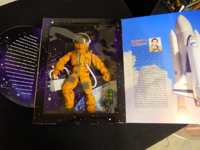 GI JOE "ROBERT L. CRIPPER" ASTRONAUT DOLL: CLASSIC COLLECTION, SHUTTLE ASTRONAUT. MINT IN BOX, CIRCA 1997