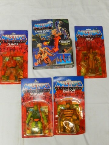MASTERS OF UNIVERSE FIGURES & TOWER TOOL: POWER GEAR1983-1986