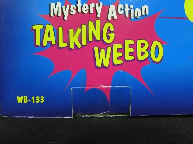 FLUBBER ROBOT: ORGINAL PACKAGING MYSTERY ACTION TALKING WEEBO ROBOT SAYS RANDOM PHRASES AND SOUND EFFECTS