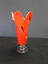 ART GLASS CASED GLASS VASE