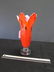 ART GLASS CASED GLASS VASE - 2
