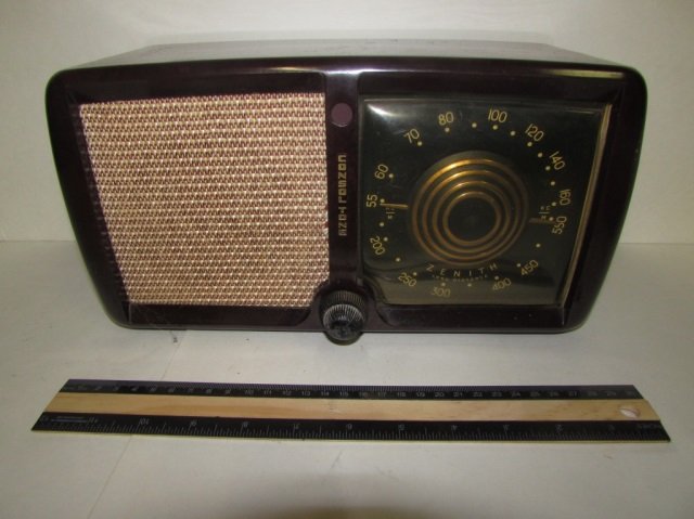 VINTAGE CONSOL TONE ZENITH RADIO ZENITH LONG DISTANCE: ZENITH LONG DISTANCE BAKELITE