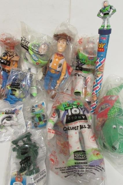 TOY STORY BURGER KING TOYS: ALL IN ORIGINAL PACKAGING, WOODY, BUZZ, REX AND MORE