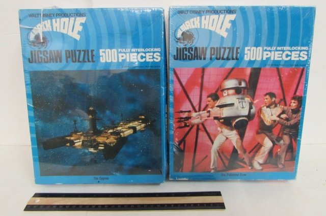 THE BLACK HOLE JIGSAW PUZZLE (2): BOTH ARE IN ORIGINAL PACKAGING