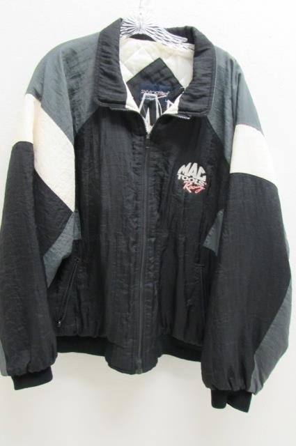 MAC TOOLS RACING JACKET BLACK, WHITE , & GREY, SIZE: BLACK, WHITE , & GREY, SIZE LARGE,