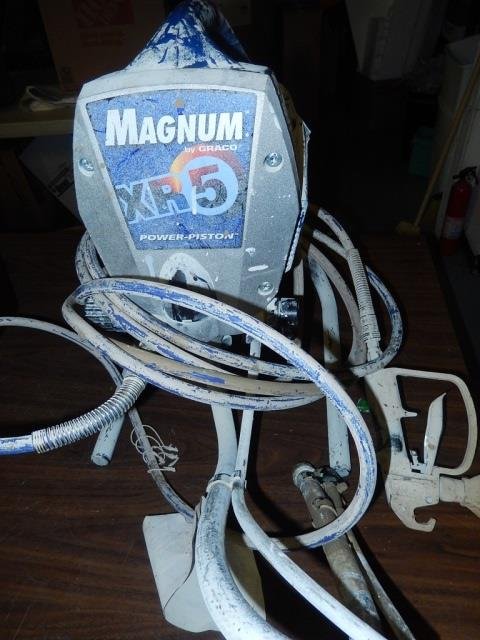 XR5 MAGNUM PAINT SPRAYER BY GRACO (AS IS): XR5 MAGNUM PAINT SPRAYER BY GRACO (AS IS)