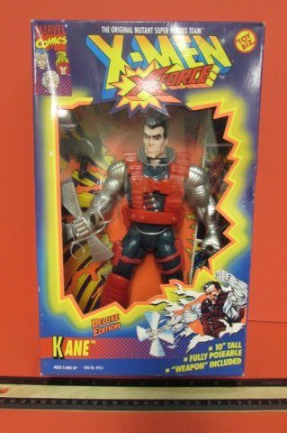 1994 X-MEN X-FORCE FIGURE IN ORIGINAL PACKAGING, KANE: IN ORIGINAL PACKAGING, KANE FIGURE, 10" TALL, FULLY POSEABLE