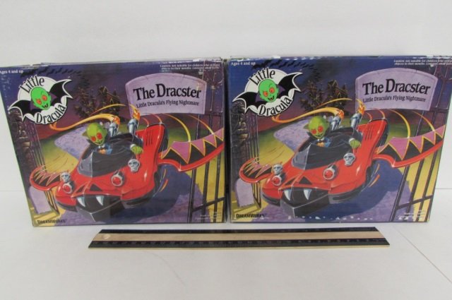 LITTLE DRACULA THE DRACSTER (2) BOTH ARE IN ORIGINAL: BOTH ARE IN ORIGINAL PACKAGING BUT THEY ARE NOT SEALED