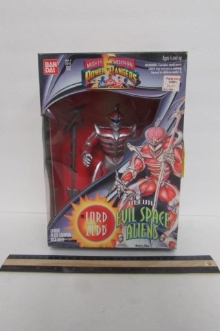 POWER RANGERS LORD ZED FIGURE IN ORIGINAL PACKAGING,: IN ORIGINAL PACKAGING, DELUXE EVIL SPACE ALIENS