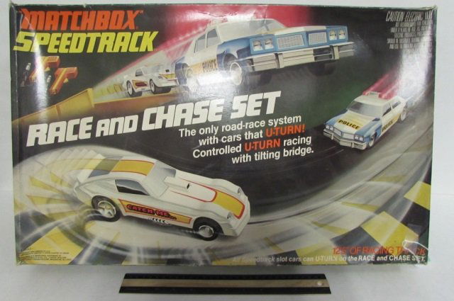 matchbox speedtrack race and chase set