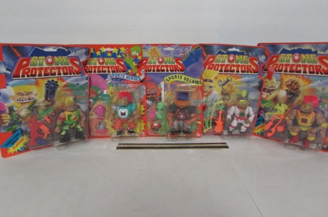 1993 STONE COLLECTORS (5) ALL ARE IN ORIGINAL: ALL ARE IN ORIGINAL PACKAGING, TACKLE JACKAL, CHESTER, (3)POWER STONE REALLY,