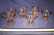 VINTAGE AMBER GLASSWARE (8)