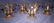 VINTAGE AMBER GLASSWARE (8) - 2