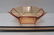 AMBER DEPRESSION GLASS ART DECO BOWL