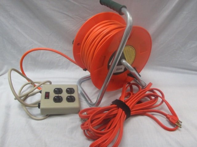 EXTENSION CORDS & ONE TOWER POWER REEL: EXTENSION CORDS & ONE TOWER POWER REEL