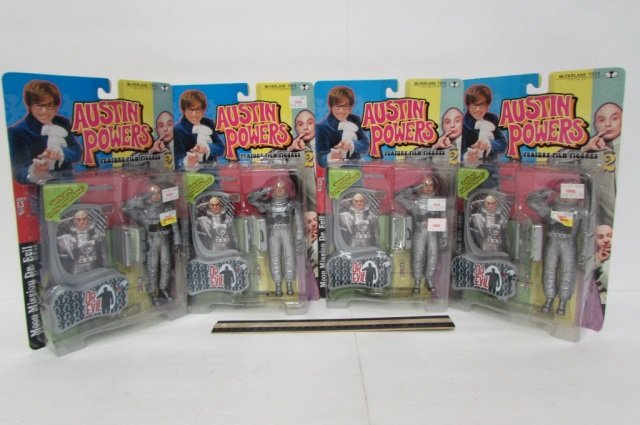 1999 AUSTIN POWERS DR. EVIL FIGURES (4) ALL ARE IN: ALL ARE IN ORIGINAL PACKAGING