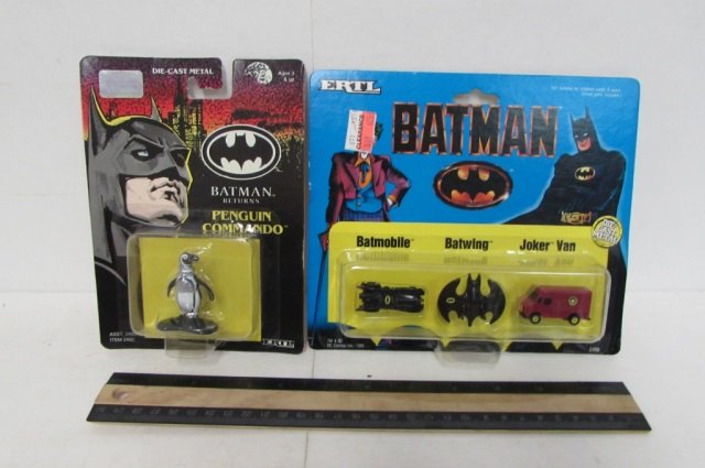 BATMAN FIGURES (2) BOTH ARE IN ORIGINAL PACKAGING: BOTH ARE IN ORIGINAL PACKAGING