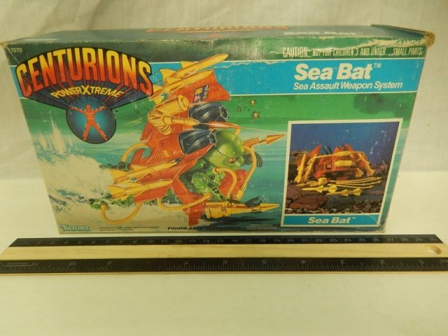 1986 CENTURIONS SEA BAT ORIGINAL PACKAGING, SEA ASSAULT: ORIGINAL PACKAGING, SEA ASSAULT WEAPON SYSTEM