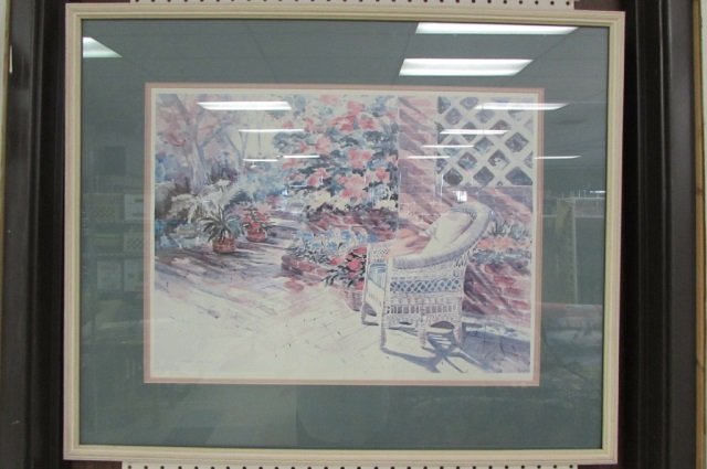 SIGNED SALLY BOOKMAN PRINT 347/500 PRINT, SIGNED AND: PRINT, SIGNED AND NUMBERED IN LEFT CORNER