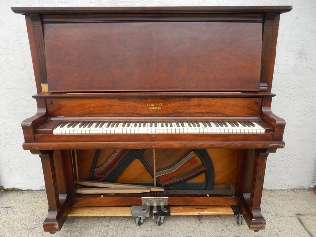 Howard Grand Cabinet Upright Piano Cincinnati. 62.5