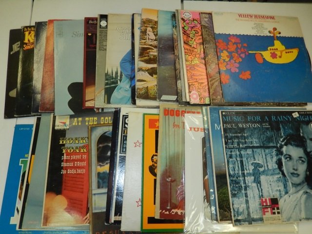 VINYL RECORD COLLECTION 30+, BARBRA STREISAND, MEET: 30+, BARBRA STREISAND, MEET LOAF, JOURNEY, ZZ TOP, & OTHERS